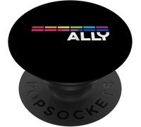 Tlp-Proud Ally Bi Bars Equality Lgbtq Bisexual Flag Gay Pride Bi Popsockets Popgrip - Support Et Grip Pour Smartphone/Tablette Avec Un Top Interchangeable
