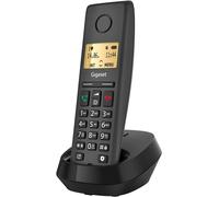TLP-Pure 220 - Téléphone DECT - Blocage d'Appel et Fonction Mains Libres - Compatiblilité avec Les Aides auditives - 80 Contacts, Noir Anthracite [Compatibilité avec DE, IT, FR, NL, Che, AUT]