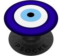 Tlp-Qui Voit Tout Mauvais ?Il Grec Symbole Bleu Un Porte Bonheur Popgrip - Support Et Grip Pour Smartphone/Tablette Avec Un Top Interchangeable