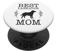 Tlp-Regali Labrador Retriever Per Donne Miglior Labrador Mamma Popsockets Popgrip - Support Et Grip Pour Smartphone/Tablette Avec Un Top Interchangeable