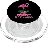Tlp-Respect The Flamingo Watercolor Pink Flamingo Saying Women Popsockets Popgrip - Support Et Grip Pour Smartphone/Tablette Avec Un Top Interchangeable Popsockets Popgrip Pour Magsafe