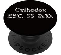 Tlp-Russe, Grec, Byzantin, Orthodoxe Est. 33 Après J.-C. Popsockets Popgrip - Support Et Grip Pour Smartphone/Tablette Avec Un Top Interchangeable
