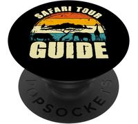 Tlp-Safari Tour Guide Tshirt Kenya Tanzania Namibia Animal Gift Support Et Grip Pour Smartphones Et Tablettes