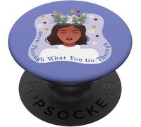 Tlp-Santé Mentale Sensibilisation Bien-Être Mental Soin De Soi Popsockets Popgrip - Support Et Grip Pour Smartphone/Tablette Avec Un Top Interchangeable