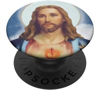 TLP-Seigneur Jésus, pardon, foi, grâce, espérance, Fils de Dieu PopGrip - Support et Grip pour Smartphone/Tablette avec un Top Interchangeable