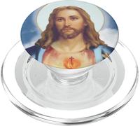 Tlp-Seigneur Jésus, Pardon, Foi, Grâce, Espérance, Fils De Dieu Popsockets Popgrip - Support Et Grip Pour Smartphone/Tablette Avec Un Top Interchangeable Popsockets Popgrip Pour Magsafe