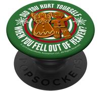 Tlp-Shrek Gingy Did You Hurt Yourself Holiday Circle Text Poster Popgrip - Support Et Grip Pour Smartphone/Tablette Avec Un Top Interchangeable