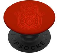 Tlp-Spiritual Gift For Valentines Day - Hamsa Hand On Red Popgrip - Support Et Grip Pour Smartphone/Tablette Avec Un Top Interchangeable