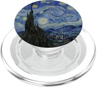 Tlp-Starry Night Vincent Van Gogh Art Painting Arttist Gift Popsockets Popgrip - Support Et Grip Pour Smartphone/Tablette Avec Un Top Interchangeable Popsockets Popgrip Pour Magsafe