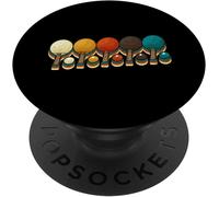 TLP-Table Tennis Heartbeat Pingpong Player Heart Beat PopSockets PopGrip - Support et Grip pour Smartphone/Tablette avec un Top Interchangeable