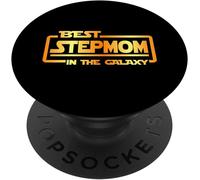 Tlp-The Best Stepmom In The Galaxy Popsockets Popgrip - Support Et Grip Pour Smartphone/Tablette Avec Un Top Interchangeable
