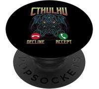 Tlp-The Call Of Cthulhu Dark Occult Mythical Monster Pun Popsockets Popgrip - Support Et Grip Pour Smartphone/Tablette Avec Un Top Interchangeable