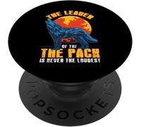 Tlp-The Leader Of The Pack Is Never The Loudest Self-Confidence Popsockets Popgrip - Support Et Grip Pour Smartphone/Tablette Avec Un Top Interchangeable