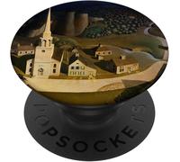 Tlp-The Midnight Ride Of Paul Revere De Grant Wood Popsockets Popgrip - Support Et Grip Pour Smartphone/Tablette Avec Un Top Interchangeable