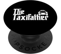 Tlp-The Taxi Father Funny Taxi Driver Dad Gift Popsockets Popgrip - Support Et Grip Pour Smartphone/Tablette Avec Un Top Interchangeable