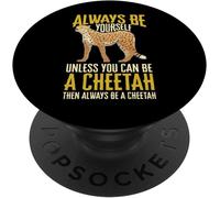 Tlp-Toujours Être Soi-Même Guépard Guépard Popsockets Popgrip - Support Et Grip Pour Smartphone/Tablette Avec Un Top Interchangeable