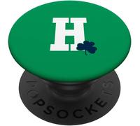 Tlp-Trèfle Avec L'initiale De La Lettre H Popsockets Popgrip - Support Et Grip Pour Smartphone/Tablette Avec Un Top Interchangeable