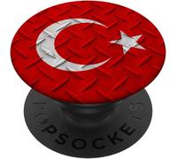 Tlp-Turkey Flag Turkish Flag National Flag Ankara Popsockets Popgrip - Support Et Grip Pour Smartphone/Tablette Avec Un Top Interchangeable