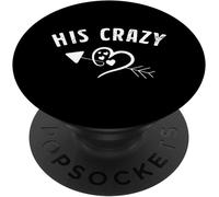 Tlp-Valentine Day His Crazy Gifts For Her Couples Matching Dress Popsockets Popgrip - Support Et Grip Pour Smartphone/Tablette Avec Un Top Interchangeable