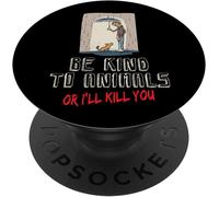 Tlp-Vegan Gifts - Funny Kind Vegans Meme - Animal Lover Gift Popsockets Popgrip - Support Et Grip Pour Smartphone/Tablette Avec Un Top Interchangeable
