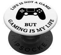 Tlp-Video Game Game Controller Gamer Gift White Popsockets Popgrip - Support Et Grip Pour Smartphone/Tablette Avec Un Top Interchangeable