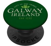 Tlp-Vintage Irish Souvenir Gifts: Claddagh Galway Ireland Popgrip - Support Et Grip Pour Smartphone/Tablette Avec Un Top Interchangeable