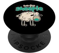 Tlp-We The Sheeple - Drôle De Mouton Pandémique De Quarantaine Popsockets Popgrip - Support Et Grip Pour Smartphone/Tablette Avec Un Top Interchangeable