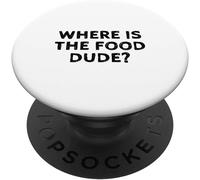 Tlp-Where Is The Food Dude? Popsockets Popgrip - Support Et Grip Pour Smartphone/Tablette Avec Un Top Interchangeable