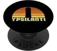 Tlp-World-Famous Ypsilanti Michigan Water Tower Popsockets Popgrip - Support Et Grip Pour Smartphone/Tablette Avec Un Top Interchangeable