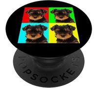 Tlp-Yorkshire Terrier Popsockets Popgrip - Support Et Grip Pour Smartphone/Tablette Avec Un Top Interchangeable