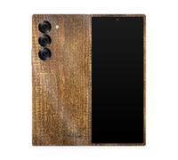 Tlphone brillant de paillettes compatible avec Samsung Galaxy Z Fold 6 - POURQUOI KNOT - COUVERTURE DE DCALLE DE VINYLE DE VINYLE 3M PRIME - F