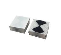 TLXGSTZVBFQ Cible de réflecteur sectoriel de Scanner 3D de 100 pièces for arpenter la Station Totale 20 30 40 50 60 Mm Facile à réutiliser(100PCS 50X50MM)