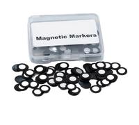 TLXGSTZVBFQ Points de Suivi magnétique 3D, marqueurs de Points de référence du Scanner, cibles de positionnement à réflexion Diffuse (6 mm/10 mm) Facile à réutiliser(100pcs)