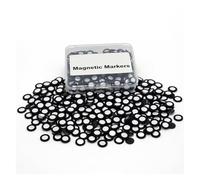 TLXGSTZVBFQ Points de Suivi magnétique 3D, marqueurs de Points de référence du Scanner, cibles de positionnement à réflexion Diffuse (6 mm/10 mm) Facile à réutiliser(1000pcs)