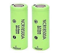TLYA Batteries Rechargeables 18500A 3.6V 18500 2040Mah NCR18500A 3,6 V Batterie pour La Lampe De Poche Jouet,2pcs