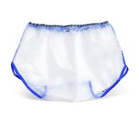 TLYA Couverture Imperméable De Fonte De Cuisse pour La Douche, sous-Vêtements Imperméables De Pantalon en Plastique, Protecteur Imperméable D'abdomen pour La Chirurgie De Douche D'adultes,M