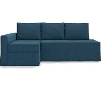 TLYESD Easy Fit Friheten Couch Cover Replacement for IKEA Friheten Sofa Cover, Friheten Sleeper Sofa Cover, Friheten Slipcove, Friheten Cover Only!（Navy Blue, Left Chaise）
