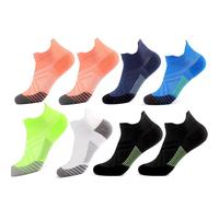 Tlynsnil 8 Paires Chaussettes de Compression pour Homme et Femme, de chaussettes de compression chaussettes fasciite plantaire pour Cyclisme Fitness Voyage Fitness Running Circulation Voyage en avion