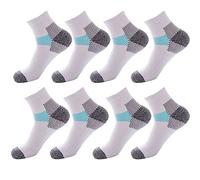Tlynsnil 8 Paires Chaussettes de Compression pour Homme et Femme, de chaussettes de compression chaussettes fasciite plantaire pour Cyclisme Fitness Voyage Fitness Running Circulation Voyage en avion
