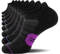 Tlynsnil Lot de 8 paires de chaussettes de compression pour homme et femme - Chaussettes de compression - Chaussettes de sport - Fasciite plantaire - Soutien de la voûte plantaire - Course à pied -