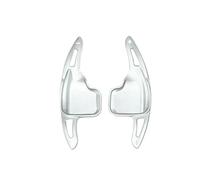 TLYSMG Autocollant de Levier de Vitesses d'extension de Palette de Volant de Voiture pour BMW F30 F31 F32 F10 F20 F22 F15 F16 X1 X3 X4 X5 X6-Silver