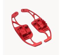 TLYSMG Autocollant de Levier de Vitesses d'extension de Palette de Volant de Voiture pour Golf 5 6 MK6 GTI R pour Jetta MK5 pour Passat B6 B7 CC pour Polo pour S-haran pour Tiguan pour Seat Leon-Red