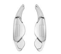 TLYSMG Autocollant de Levier de Vitesses d'extension de Palette de Volant de Voiture pour Jaguar XF XE XJ F-Pace F-Type X760 X250 X260 X761 X351-Silver