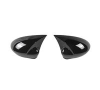 TLYSMG Cache-Autocollant Couverture de rétroviseur latéral Capot d'aile Portière extérieure pour Fiat Punto 500 2009-2018 Garniture de Coffre arrière-Gloss Black