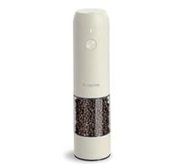 TLYSXPRO Moulin à poivre électrique, rechargeable par USB, moulin à sel et poivre automatique, avec réglage de la grosseur, lumière LED, rechargeable, accessoire de cuisine (1 pièce, Crème de Beurre)
