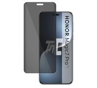 TM-Concept® Verre trempé 3D Privacy compatible avec Honor Magic 7 Pro - Vitre protection teintée (anti-espion) avec cadre Noir - Résistance contre chocs et rayures 9H qualité AA 1 unité ]