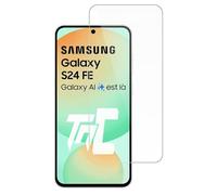 TM-Concept® Verre trempé compatible avec Samsung Galaxy S24 FE - Vitre de protection transparente - Gamme Standard Premium 0,26mm radian 2.5D - résistance chocs et rayures 9H qualité AAA+ [ 1 unité ]