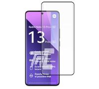TM-Concept® Verre trempé incurvé 3D compatible avec Xiaomi Redmi Note 13 Pro Plus 5G - 3D Curved - Vitre protection transparente cadre Noir - Qualité AA Résistance chocs et rayures 9H [ 1 unité ]