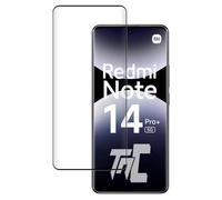 TM-Concept® Verre trempé incurvé 3D compatible avec Xiaomi Redmi Note 14 Pro Plus 5G - 3D Curved - Vitre protection transparente cadre Noir - Qualité AAA+ Résistance chocs et rayures 9H [ 1 unité ]