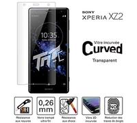TM-Concept® Verre trempé incurvé 3D - Sony Xperia XZ2 - Transparent - Protection intégrale - Gamme 3D Curved intégral